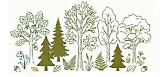 a green vector forest